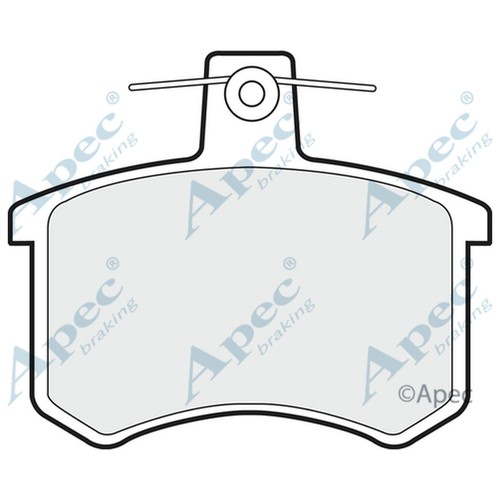 Brake pads set for audi - brake,