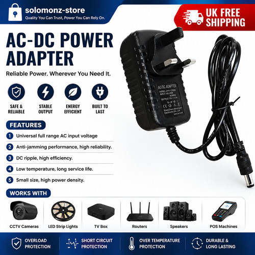 12v uk plug - dc,