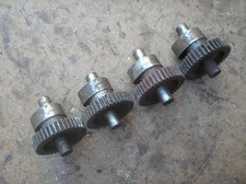 AJS Matchless 350 500 single G3 G80 ? RUSTY cams camshafts x4 USED AS FOUND