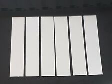  6 pieces, Glass mirror Tiles, Size: 75 X 15 mm, 1mmThick, Art Craft
