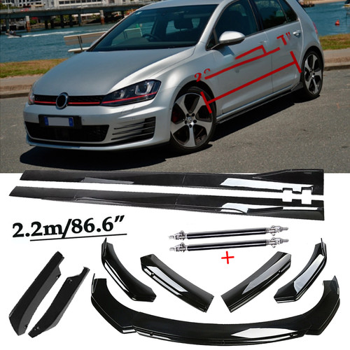 Front bumper spoiler body kit - front,