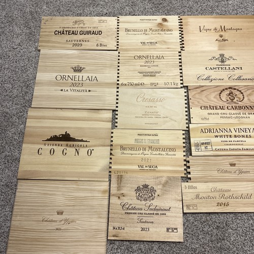 Lot wooden wine wood - 15,