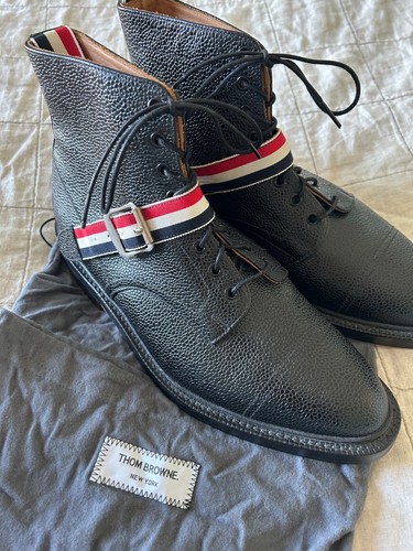 Thom browne black derby lace - derby,