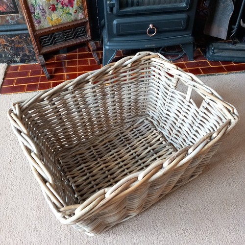 Vintage wicker basket woven - vintage,