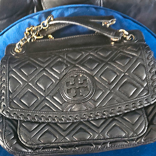 Tory burch black quilted - burch,