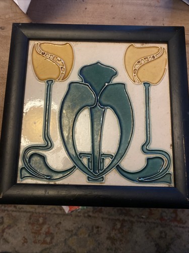 Framed art deco decorative - art,