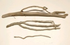 Unique Driftwood Pieces x3  Rustic For Arts Craft Decor Sculpture