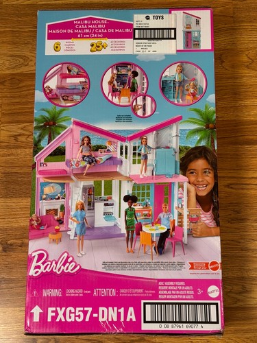 Barbie malibu doll house - doll, &