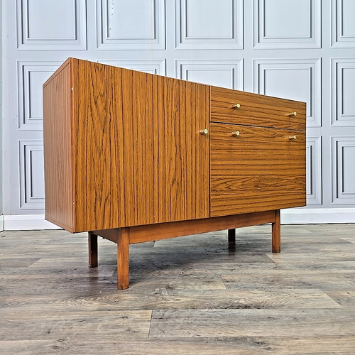 Vintage formica record cabinet - record,