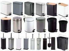 SLIM PEDAL BIN & TOILET BRUSH