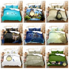 My Neighbor Totoro Doona Quilt Duvet Cover Set Single Double Bed Home Textiles