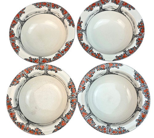 Vintage orange tree art deco - vintage,