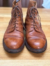 Crockett & Jones Coniston Tan Brown Leather Boots Shoes Mens UK 9