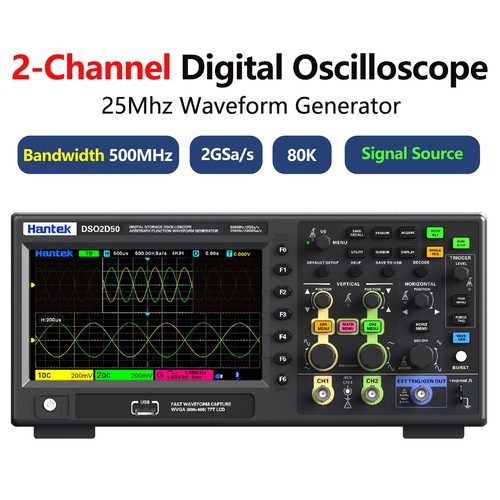 Hantek dso2d50 oscilloscope - hantek,