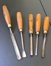 Vintage Wood Carving Chisels English Makers Inc. Mathieson & Sorby
