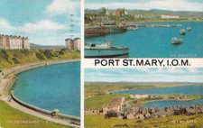 Postcard - Port St. Mary IOM - 3 Views