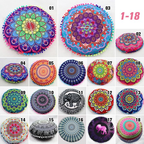 Round bohemiancushion cover - round,