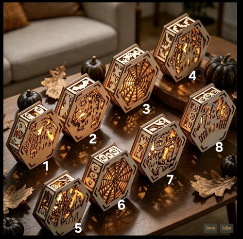 Hexigan halloween lantern - halloween,