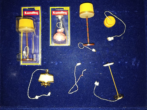 Vintage lundby lamps lighting - vintage,