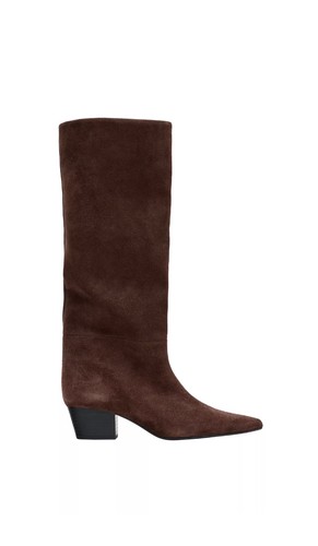 Zara suede leather high knee - suede,