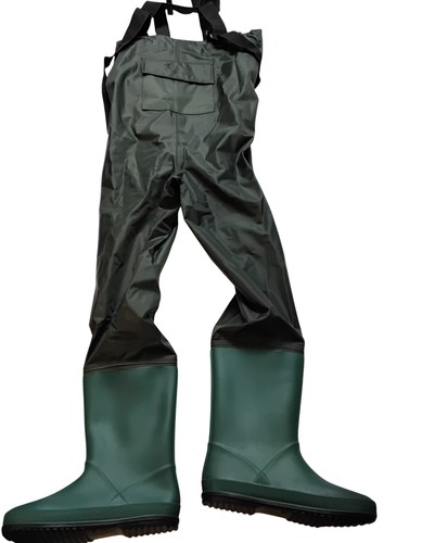 Green chest waders - chest, unisex