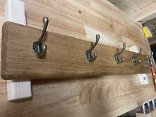 Vintage Coat Rack  Oak Wood
