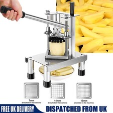 French Fry Cutter with 7mm 10mm 14mm Potato Chip Cutter Machine  Potato Cutter
