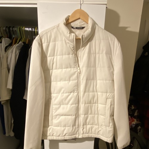 Zara men white quilted - zara,