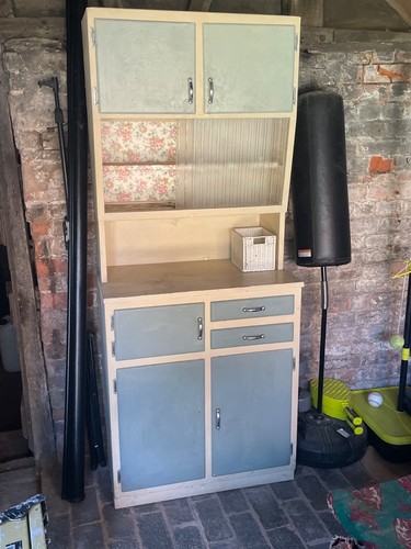 Vintage kitchen larder - kitchen,