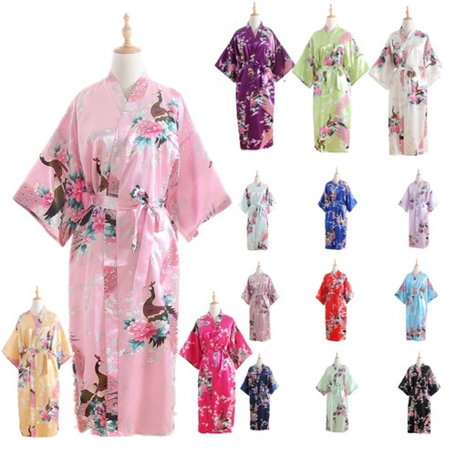 Elegant bride kimono robe long - bride,