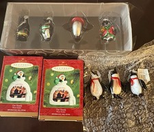 Department 56 Snow Babies Hallmark Penguin Christmas Ornaments Lot