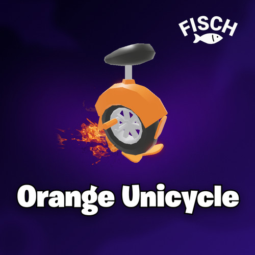 Fisch orange unicycle - 🎣,