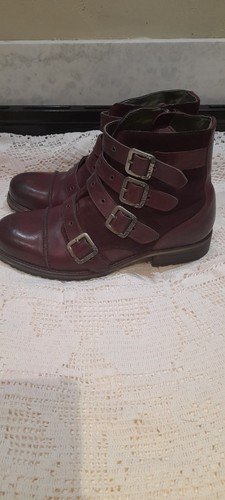 Moshulu plum leather - moshulu, buckle
