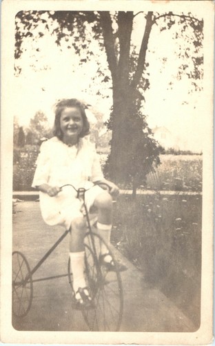 Rppc happy young - happy, riding