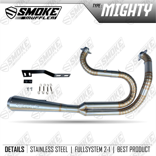 Complete exhaust system - complete, into