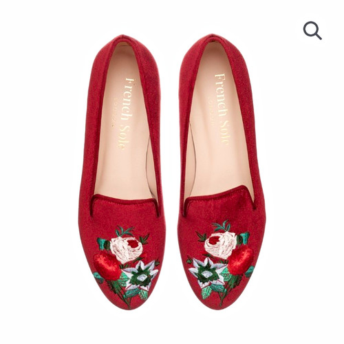 French sole hefner - sole, burgundy