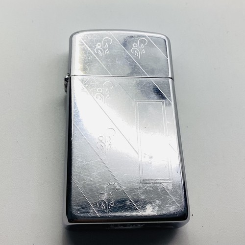 Vintage silver tone zippo - vintage,