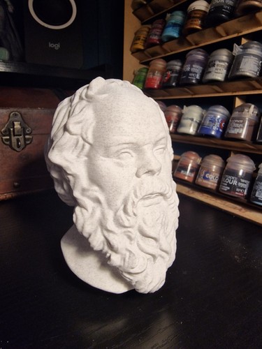 Socrates bust greek - bust,