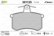 Rear Disc Brake Pad Set VALEO
