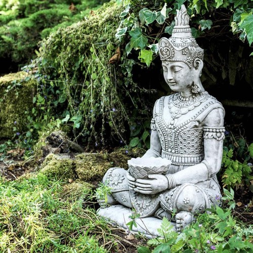Thai buddha garden statue - garden,