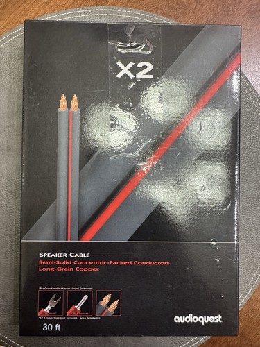 Audioquest speaker wire - x2,
