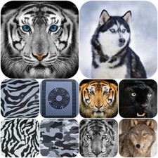 3D Animal Print Effect Mink Faux Fur Throw Fleece Blanket Soft Warm Bed Sofa