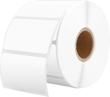 1000 Self Adhesive Address Blank Direct Thermal Label Stickers - 50mm x 35mm