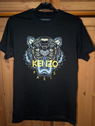 Kenzo black logo shirt - t-shirt, size