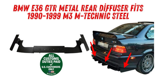 Bmw e36 gtr metal rear - bmw,