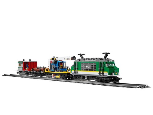 Lego powered cargo train - lego, up