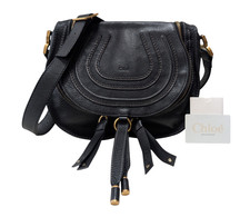 Chloe Marcie Shoulder Bag Crossbody Leather Black