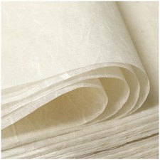 100 Sheets A4 Mulberry Paper Sheets Natural Fiber Rice Paper,8.3 x 11.7in Natura