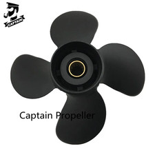 Aluminum Boat Propeller 10.6X12 Fit Mercury Outboard Engines 25HP-70HP 4 Blade 1