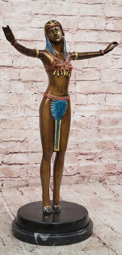 Signed dancer chiparus bronze - dancer,